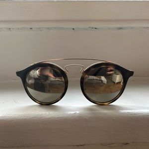 Ray Ban Round Sunglasses with Bar